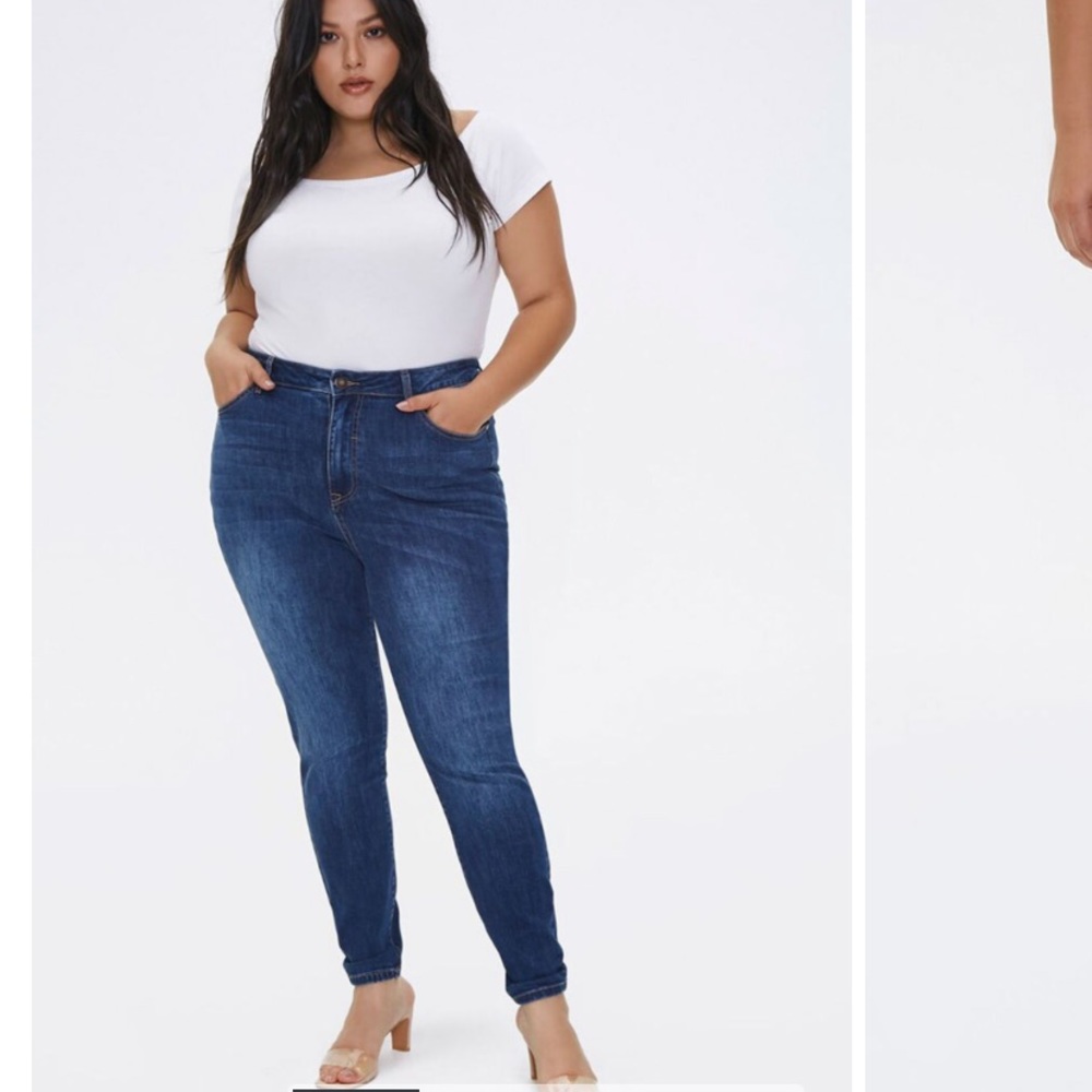 Forever 21 Plus Size Skinny Jeans Size 14